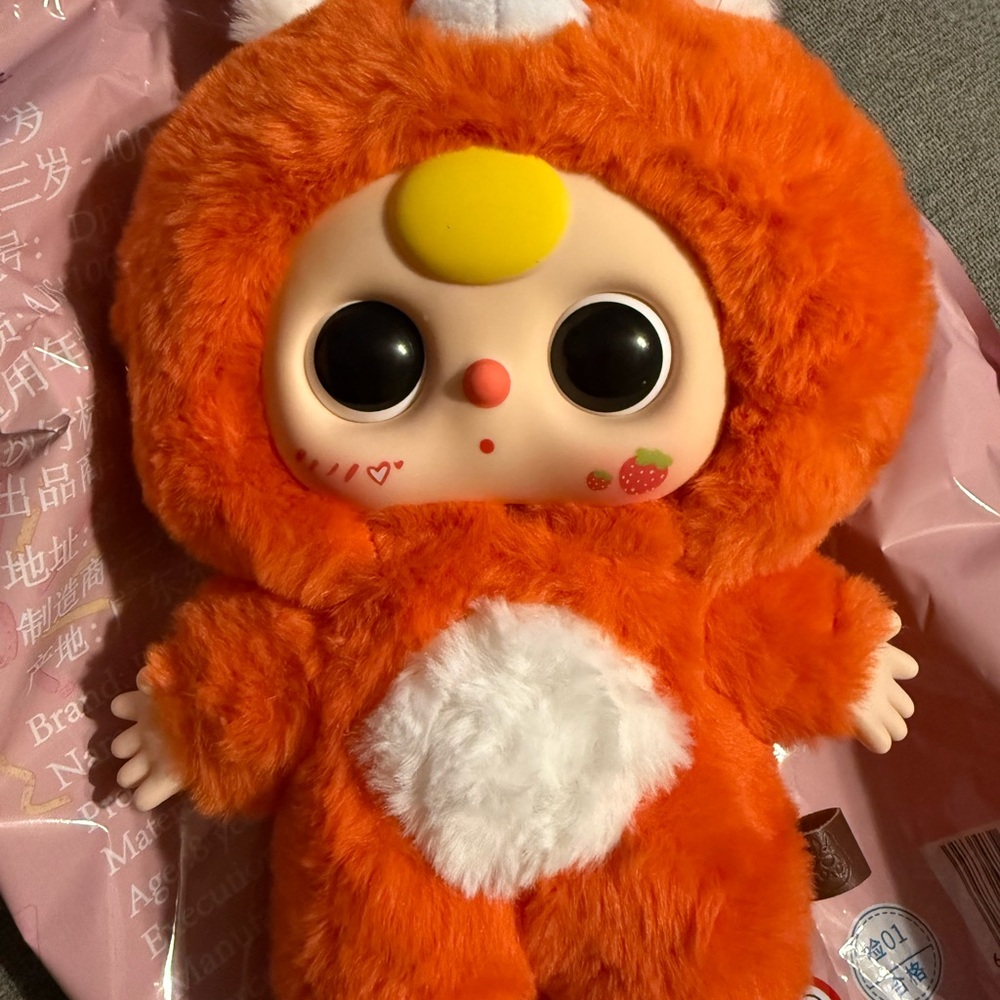 400% Orange and White Fox